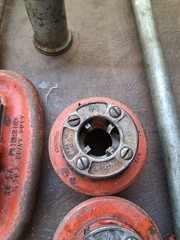 Ridgid 12-R W/1/2&Prime;, 3/4&Prime; Dies & Spiral Reamer+ Number 2A 1/8&Prime; To 2&Prime; Pipe Cutter