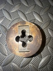 Greenfield Tap & Die Head 1/2&Prime; NF 20 Industrial Tool 2&rdquo; Cap And Collet USA