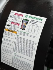 Greenlee 855 Electric Smart Bender 1/2&rdquo; to 2&rdquo; Rigid IMC EMT **WORKS GREAT**