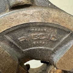 Vtg RIDGID No 65R Pipe Threader 1 in to 2 in C148-1 &ndash; NO HANDLE
