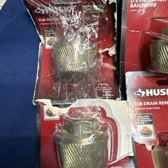 Husky Tub Drain Removal Tool 1004870668 fits drains 1 3/4&Prime; &ndash; 1 9/16&Prime; Lot Of 7