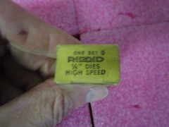 Rigid 1/4&Prime; NPT Pipe Dies 70680 &ndash; For Plastic PVC 00-R, 12-R, 0-R, 11-R, 111-R