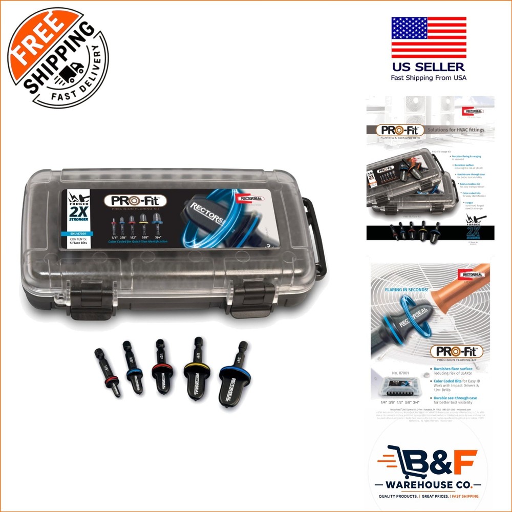 5-Piece Pro-Fit Flaring Kit: Speedy, Reliable, and Ideal for HVAC Professionals