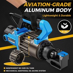 1000W Hydraulic Rebar Cutter, Cutting up to 5/8 Inch 4-16mm #5 Rebar, with Re&hellip;
