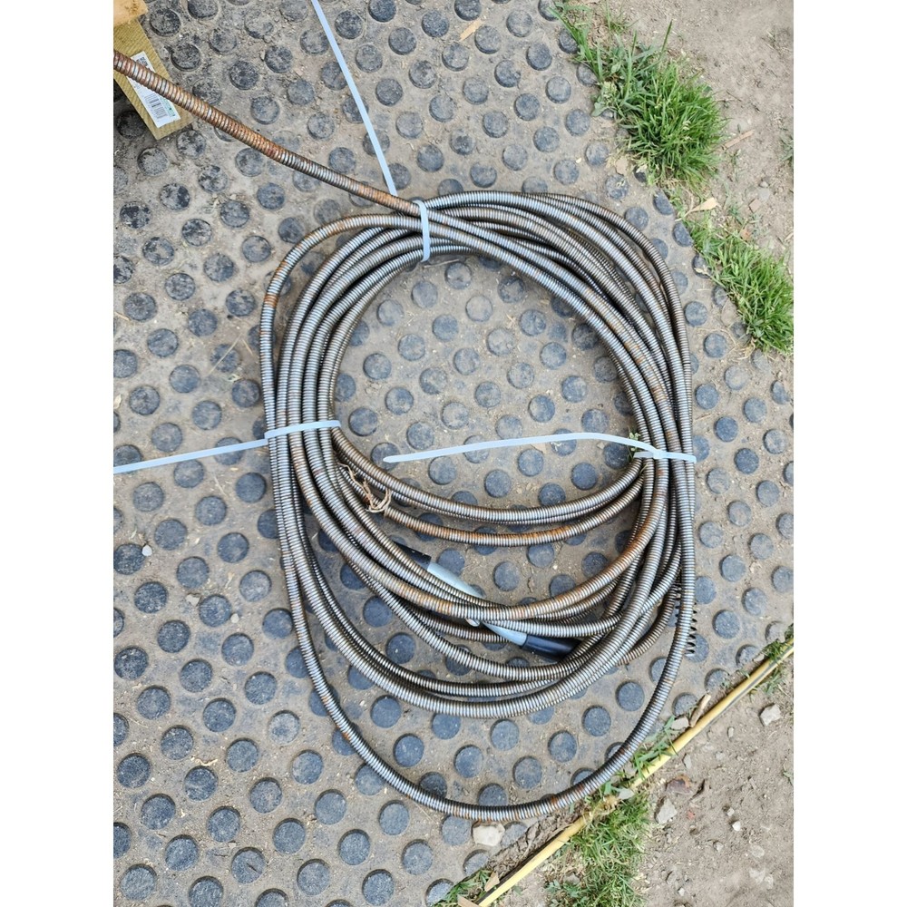 Metal Drain Auger/Drain Snake Roughly 50-ft. GREAT SHAPE