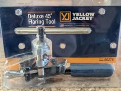 YELLOW JACKET 60278 45 Degree Deluxe Flaring Tool. NEW
