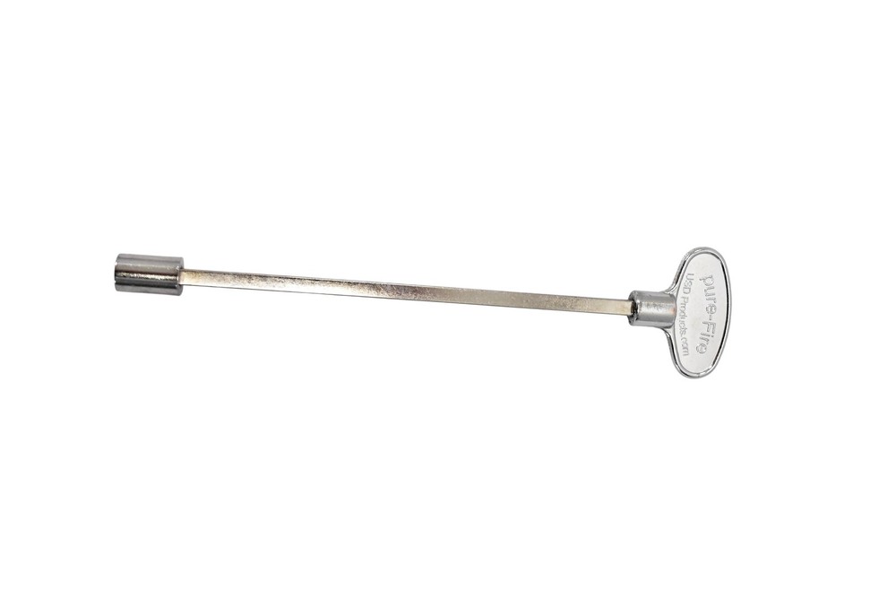 Pure-Fire USD Products Valve Key T-Handle Propane Tank Turn Key Chrome