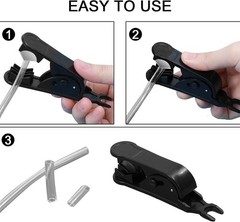 PTFE Tube Cutter, PE Hose Pipe Cutter Plastic Tubing Cutting Tool for Nylon PU