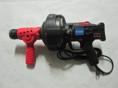 Electric Drain Auger Pipe Dredger 110V 560RPM Plumbing Snake Tool 25FT 3/4-2&Prime;