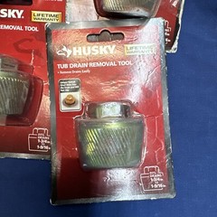 Husky Tub Drain Removal Tool 1004870668 fits drains 1 3/4&Prime; &ndash; 1 9/16&Prime; Lot Of 7