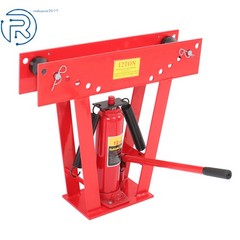 12 Ton Pipe Bender Manual Hydraulic Piping Bending Exhaust Tube Fabric &6 Dies