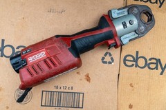 Ridgid RP241 12V Press Crimp Tool with 1/2&Prime; Jaw & Battery