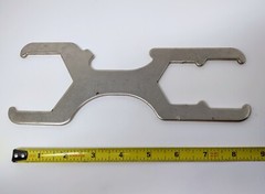 Brass Craft Plumber&rsquo;s Wrench BC T162 517 1-34 in., 2 in & 2-12 in. Nuts Spuds