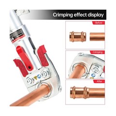 Hydraulic Copper Pipe Tube Fittings Crimper with Muliti-directional Jaw with &hellip;