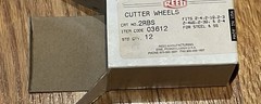 Box Of 12 -2RBS CUTTER WHEEL [REED 03612] [RIDGID 2-1 2-1Q 2-3 2-3Q 1A 2A)