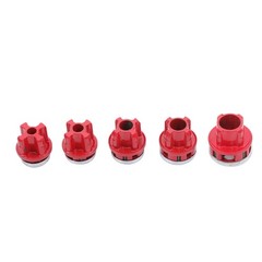 6Pack 1/4&Prime; to 1-1/4&Prime; NPT Manual Ratchet Pipe Thread Pipe Reel W/ Rachet Handle