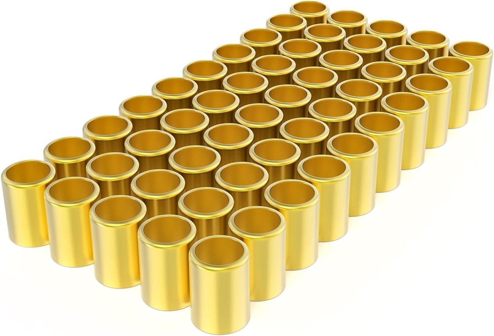 50pcs Hose Ferrules Brass Fitting, 16.5mm Air Hose Crimping Fittings Used in Con