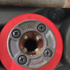 RIDGID 00-R Ratchet Pipe Threader Die Heads w/ NPT Dies 1/4-1/2 RH