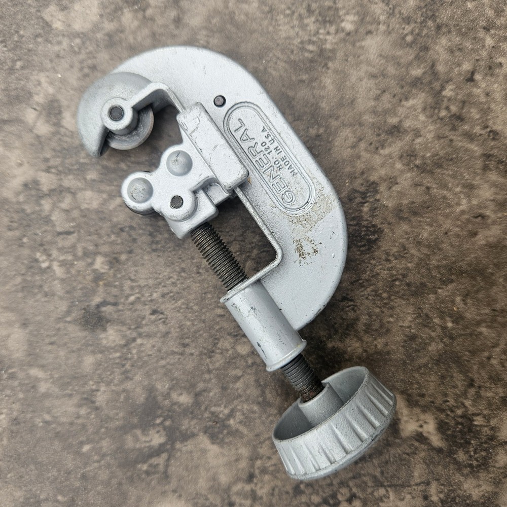 Vintage General Tools No. 120 Tubing Pipe Cutter W/ Reamer Made In The USA