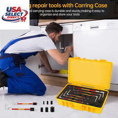 Plumbing Tool Kit (6 Tools) for 1/2&Prime; to 2&Prime; Pipes with PVC Case