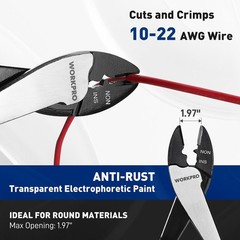 9.5&Prime; Wire Cutter/Crimper, CR-V Steel Wire Crimping/Cutting Tool | Crimping Plier