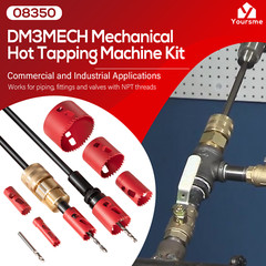 08350 DM3MECH Mechanical Hot Tapping Machine Complete Kit