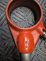 RIDGID 12 R PIPE THREADING DIE SET 1/2&Prime;-2&Prime; w Handle & Ratchet & Craftsman Die