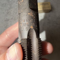 Ridgid 3/4&Prime; NPT Pipe Tap 29/32 Drill Tap 3/4 N.P.T Tap USA Made Tool