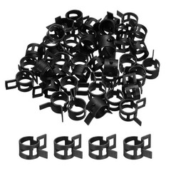 40 Pcs Fuel Line Clamps Spring Band Hose Clamps 1/2&Prime; 14mm, Black