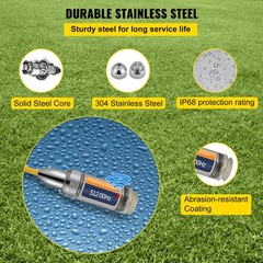 VEVOR Sonde Transmitter Sonde Locator 512hz Pipe Locator 25&prime; Depth Sewer Locator
