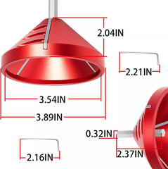 2 in 1 PVC Deburring & Chamfer Tool for PVC / ABS Pipes OD0.92-3.89&Prime; ID0.75-3.5
