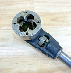 V-Mac Industries Inc Pipe Threading Ratchet Head 3/4 Die Guilford Conn Works