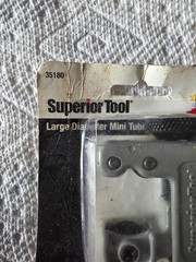 Superior Tool ~ 35180, Aluminum Black/Gray Mini Tube Cutter 1-1/8&Prime; Dia. USA🇺🇸