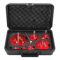 7PCS PVC Pipe Reamer Kit Fitting Socket Saver SCH Plumbing Tools for 1/2&Prime; Drills