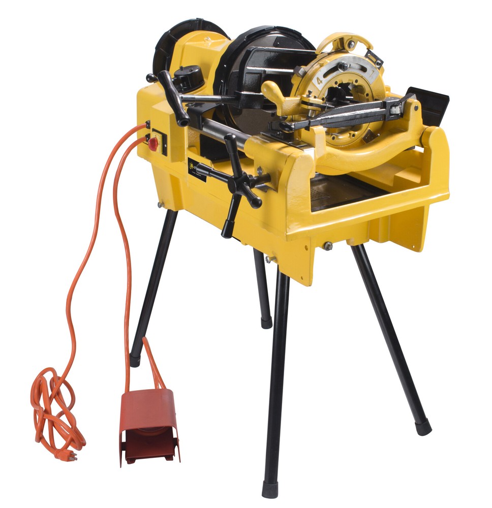 Steel Dragon Tools&reg; 1224 Pipe Threading Machine fits RIDGID&reg; 711 Die Head 26092