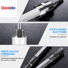 3 Pcs Pipe Thread Cutting Tool, Integrated Internal & External Pipe Threading To