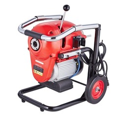 Sectional Manual Feed Auger 120ft x 6/5in 1100W Drain Cleaner