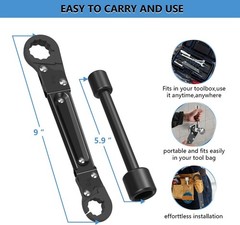 Multi-Functional Angle Stop Wrench Kit &ndash; Versatile Alloy Steel Plumbing Tool