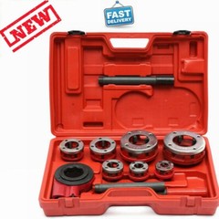 Ratchet Ratcheting Pipe Threader Kit 3/8&Prime; to 2&Prime; Dies and Portable Storage