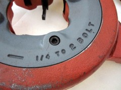 Ridgid Tools No. 711 Self Opening Die Head for 1224 Threader 26132 USA