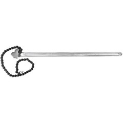 VEVOR 24&Prime; Chain Wrench Steel Straight Handle Tool 22&Prime; Chain 6.7&Prime; Capacity
