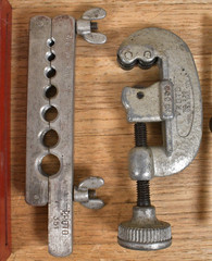 PROTO No 351 Flaring Tool & No 350 Tubing Cutter in Original Metal Case