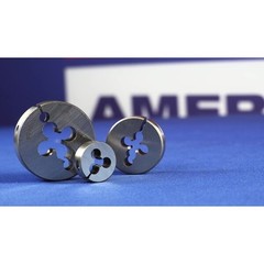 DRILL AMERICA DWTSR1316-536 No 5-36 UNS X 13/16&Prime; OD HSS Round Adjustable Die