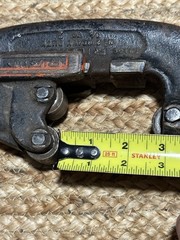 Vintage Rigid No. 2 Heavy Duty No. 1 & 2 Pipe Cutter Tool 1/8&Prime; To 2&Prime; USA 🇺🇸