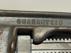 Craftsman 18&Prime; Heavy Duty Blue/Green Pipe Wrench &ndash; 1/8&Prime; to 2 1/2&Prime; &ndash; USA