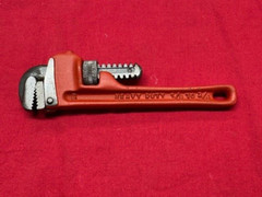Billings No. 92 Heavy Duty Pipe Wrench, 6&Prime; 1/8-3/4&Prime; Carbon Steel Vintage!