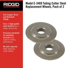 RIDGID 41317 Model E3469 Tubing Cutter Wheel, Pipe Cutter Wheel