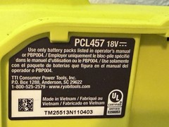 Ryobi PCL457B Cordless Drain Auger with 35 ft Cable Auto Feed/Retract TOOL ONLY
