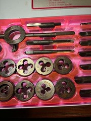 Vintage 40 Piece Tap And Die Set National Coarse, Fine & Pipe Combo Thread