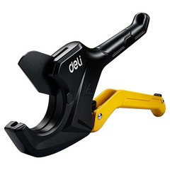 Deli PVC Pipe Cutter Heavy-Duty Ratchet Pipe Cutter Tool for PVC, PPR, PE, PEX